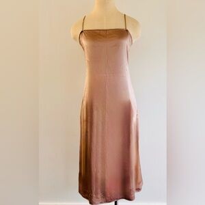 Handmade Vintage 1990’s Satin Slio Dress